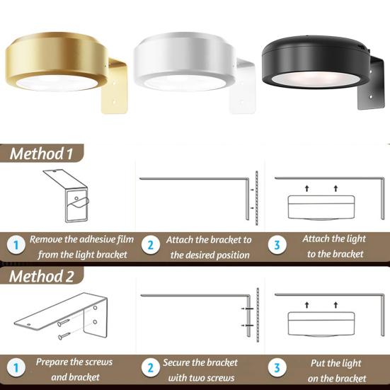 Настенный беспроводной светильник для картин с дистанционным управлением, регулируемая яркость, питание от батареек, 13-цветный RGB-светильник для картин