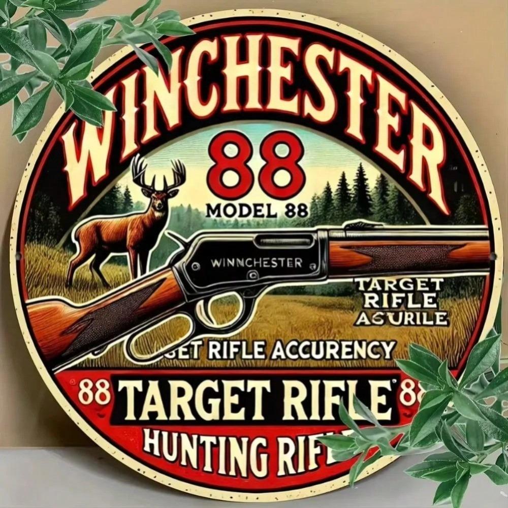 Винтажная металлическая настенная art Winchester Модель пистолета Знак для Хэллоуина Домашний декор