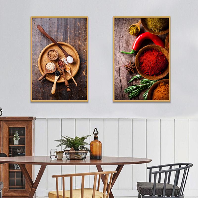 WCIC Новая приправа чили, вкусные украшения для специй, художественная ткань, домашний фон, украшение на стену, подвесная картина