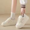 Thick-Soled Sneakers Spring and Autumn New All-Match Slim-Fit Casual Shoes Soft-Soled Leather Surface Height Increasing Sports Women's Shoes