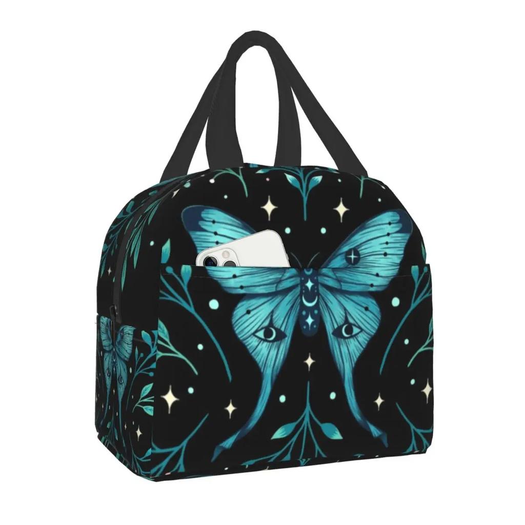 Индивидуальная Ведьминская Вещь Текстурированная Фиолетовая Сумка для Обед Женская Теплая Сумка-Холодильник Изолированные Ланч-Боксы для Детей в Школу