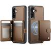 Чехол-кошелек для Samsung Galaxy A56 A55 A54 A53 A52 A36 A35 A26 A25 A24 A17 A16, Премиальный 2-в-1 Съемный Магнитный Держатель для Карт