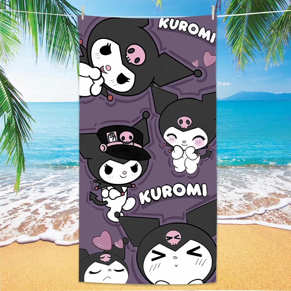 New Printed Beach Towel Stitch Kulomie Beach Towel Children'S Cartoon Towel Cloth