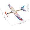 TOYANDONA 5 шт. Самолет на резинке Модель самолета Креативный вертолет для детей Планер для запуска Игрушечный самолет для подарка на день рождения Приз