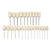 Fixture Felt Buffing Wheels Power Tool 25pcs Parts Polishing Buffer Disc