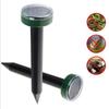 Solar Ultrasonic Animal Repellent Motion Activated Bird Snake Mouse Repeller for Garden Farm Mole Rat Garden Pest Deterrent