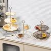 Luxury Multi-Layer Dessert & Snack Display Plate for Living Room or Tea Table