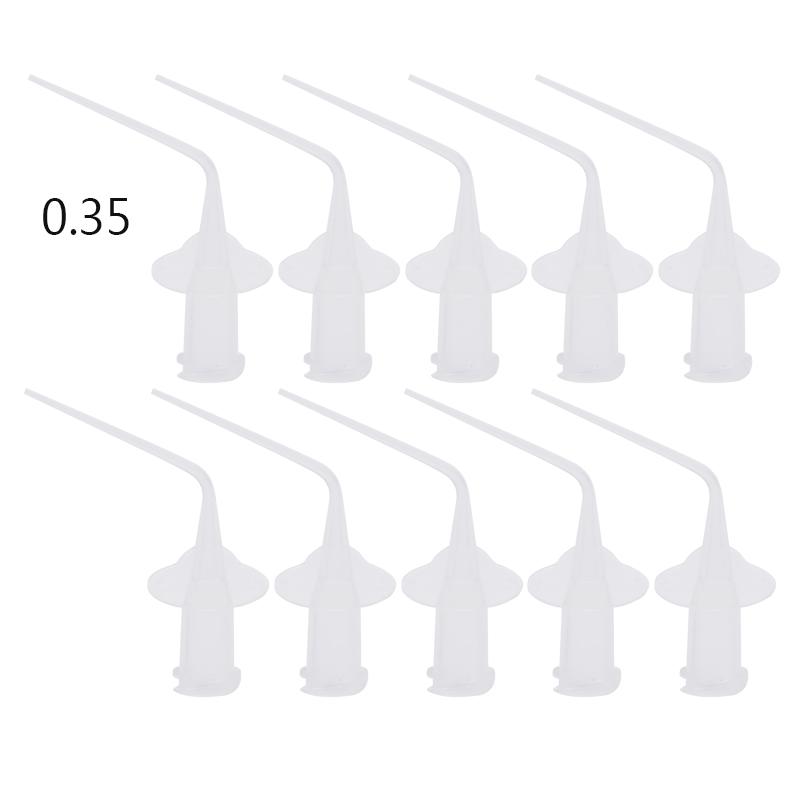 10 шт. Стоматологический шприц Одноразовый наконечник для доставки Ирригационные наконечники для эндодонтии Иглы-бабочки 0,25/0,35 мм Игла для корневого канала Прозрачный
