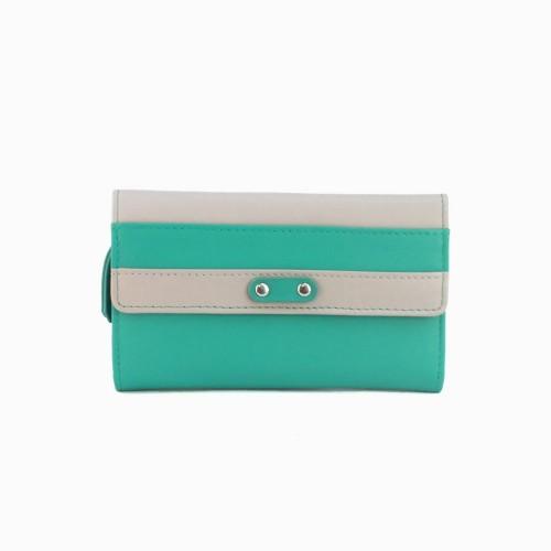 Eastern Counties Leather Womens/Ladies Madison Striped Leather Purse