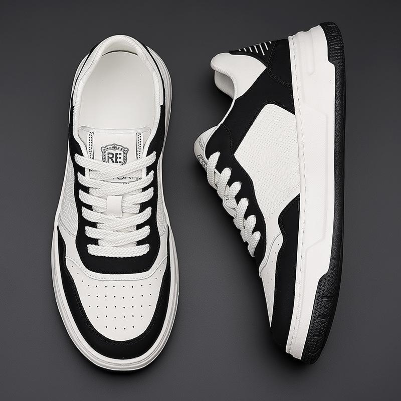 Мужская обувь 2024 года, модная повседневная модная спортивная обувь для серфинга, мужская черно-белая мужская кожаная обувь с низким верхом