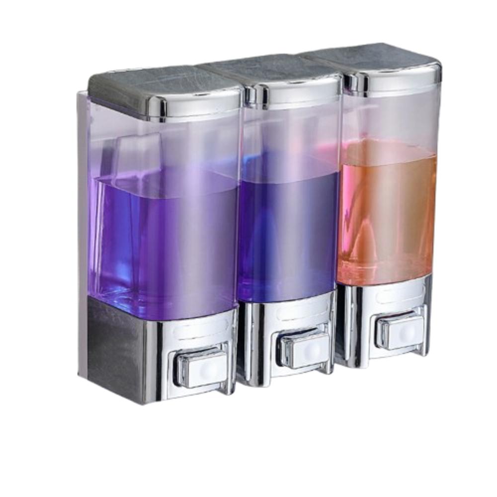 1/2/3 шт. 500 мл Дозатор жидкого мыла Большой емкости Настенный Дозатор шампуня Бутылка Ручной пресс Видимое окно