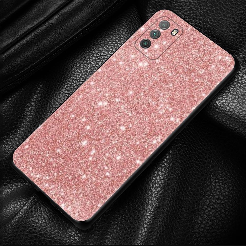 Золотой Розовый Розовый Блестящий Чехол с Сердечками Для Xiaomi Mi Poco X3 Pro F3 X3 GT M3 X3 NFC F1 M3 Pro 5G F3 GT Черный Чехол Coque Shell
