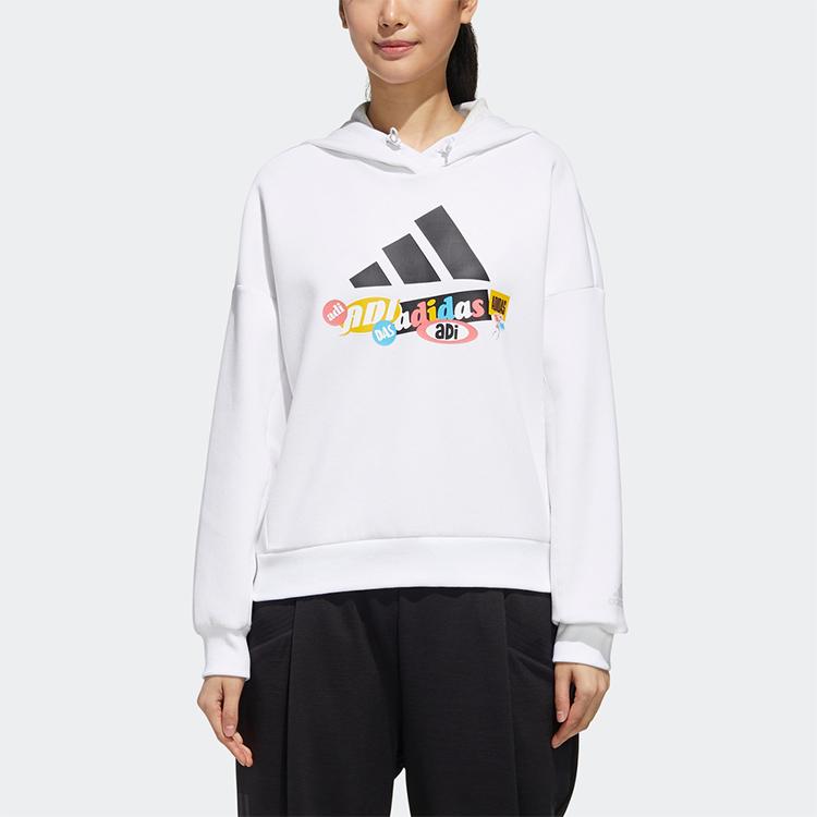 Adidas UR Hood Sweat Hoodie Женские топы Белый GK8669