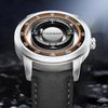 FOXBOX Magnetic Driven Watch Fashion Waterproof Quartz Wristwatch Rolling Steel Ball Pointer Sports Watches