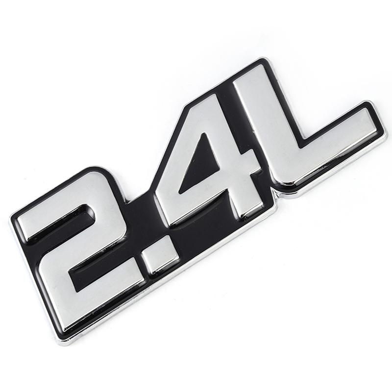 3D Металлическая Наклейка на Автомобиль 2.0L 2.2L 2.3L 2.4L 2.5L 2.8L 3.0L 3.5L Логотип Эмблема Значок Наклейки для BMW Audi Volkswagen Ford Toyota Honda