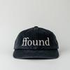 Human & Cat FFOUND2 WASHED VINTAGE BALL CAP / BLACK
