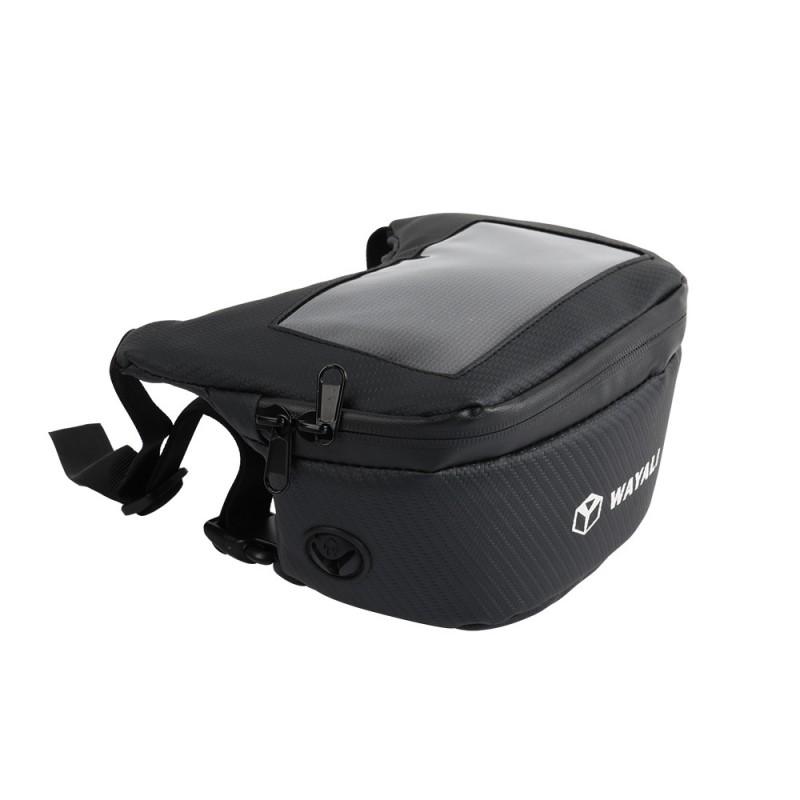 Motorcycle Front Handlebar Bag Scooter Electric Bike Waterproof Touchscreen Phone Holder Navigation Compatible With XMAX NMAX