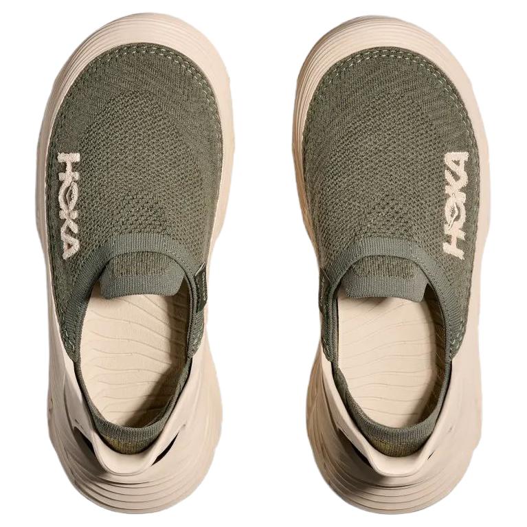 HOKA Restore TC Aerino Морской мох Ваниль Унисекс Кроссовки Зеленый 1162534-SSSV