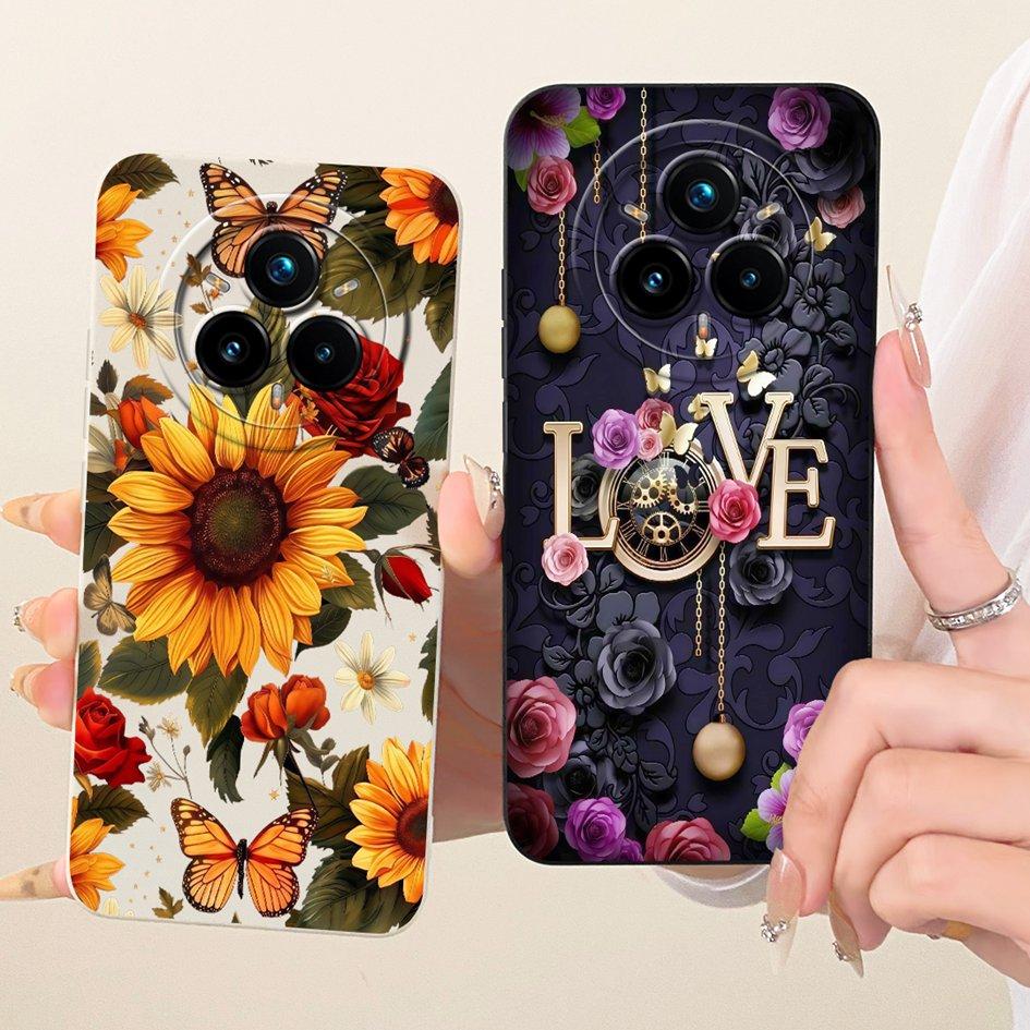 For Realme 14 Pro Plus 5G Case RMX5051 Cute Cartoon Rabbit Cat Shockproof Silicone Cover For Realme 14 Pro Bumper 14 Pro+ Casing