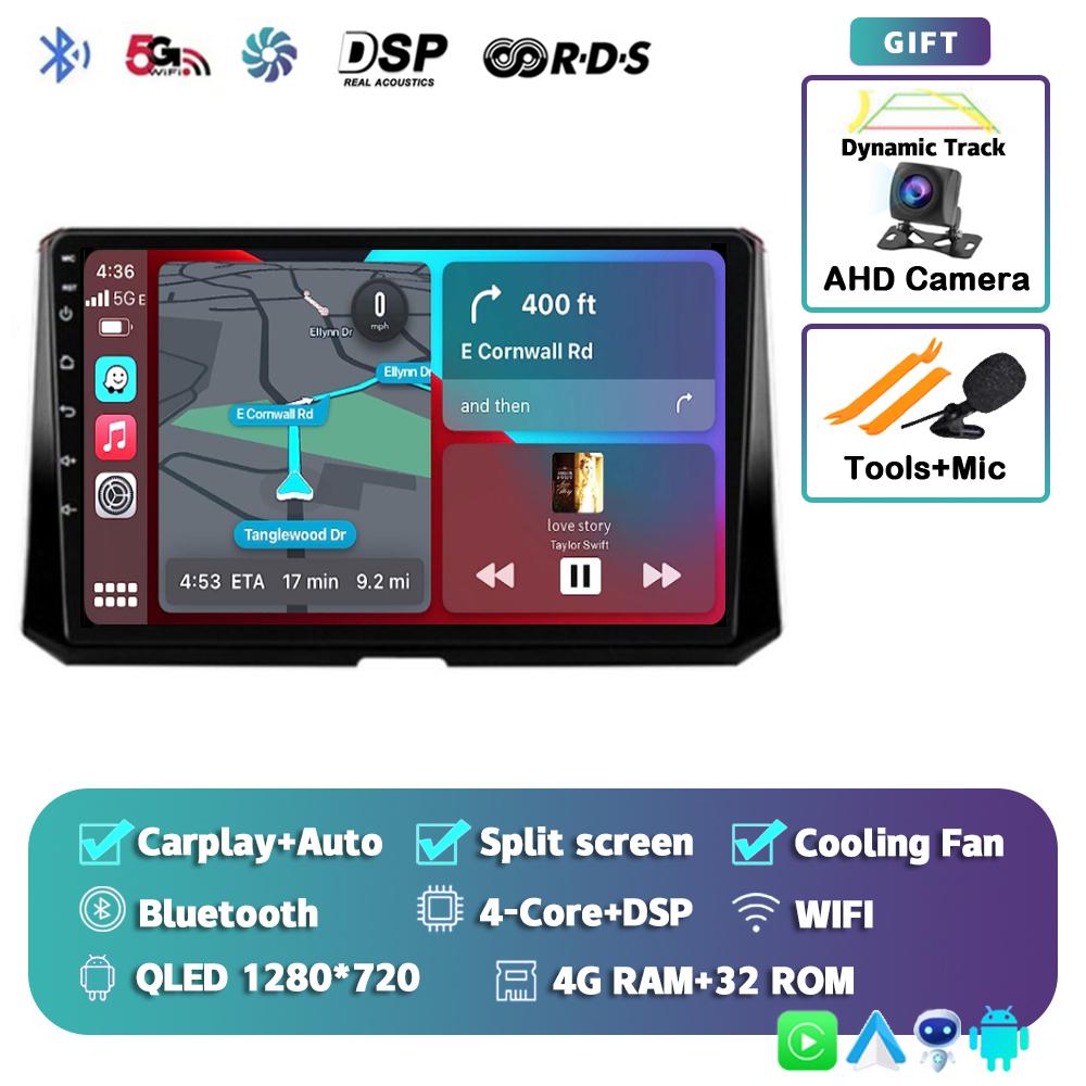Android14 мультимедийный видеоплеер для Toyota Corolla 12 2019 2020 2021 2022 беспроводной Carplay стерео Carplay 4G WIFI GPS 2Din DSP