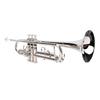 Bb Trumpet Set Silver Bright Sound Flexible Keys Brass Phosphor Copper Trumpet Set for Beginner Students