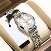 Elegant Fashion Women's Watches Luxury Brand Original Quartz Watch for Ladies Waterproof Stainless Steel Luminous Date