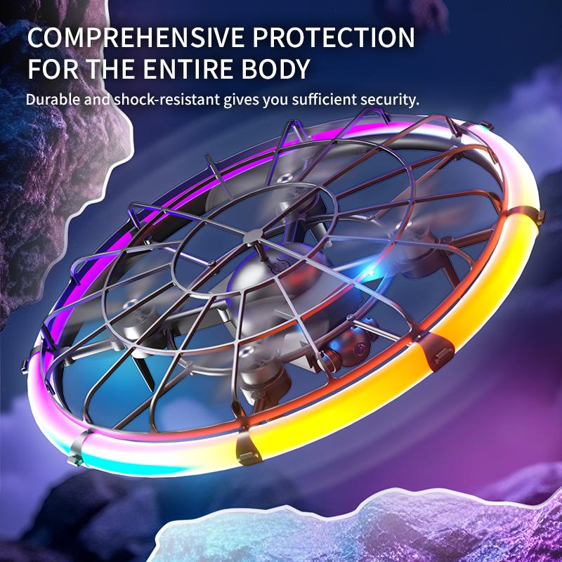 2025 New M18 Drone UFO Mini Drone Hover Sensing, UFO Rotation, Indoor/Outdoor Dual-Use Summer Toy - The Best Gift for Kids