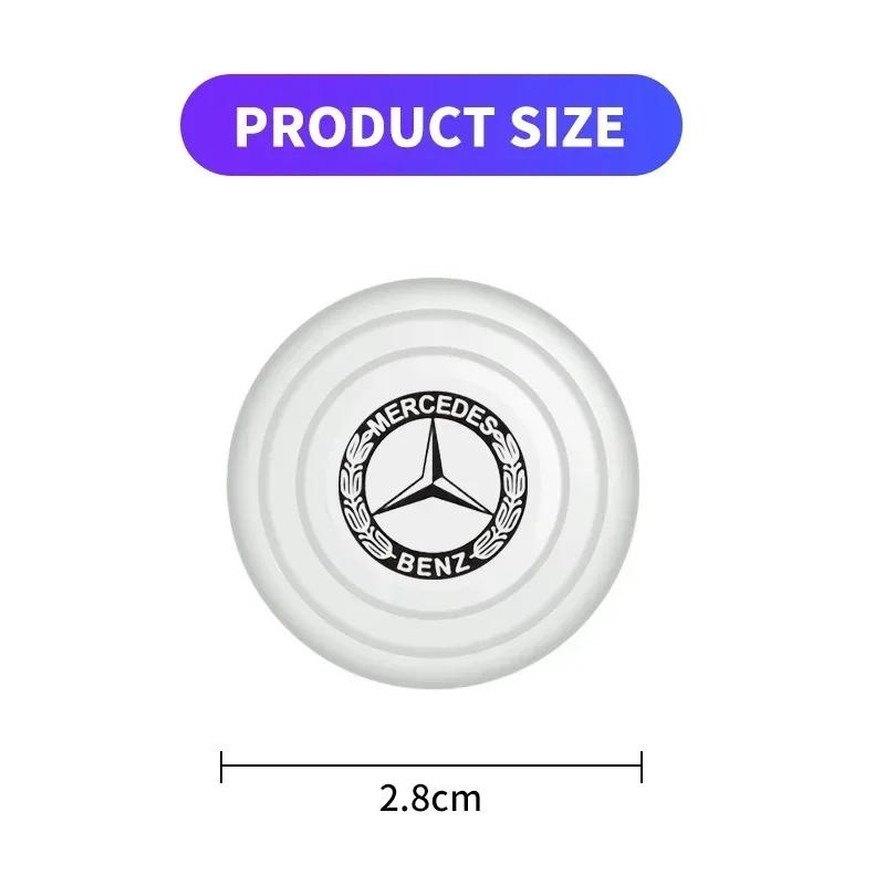 1/2/4Pcs Luminous Shock Absorber Car Door Silicone Anti Shock Pad for Mercedes Benz W212 W204 W211W168 W213 W205 W210 W108 W124 KIY7