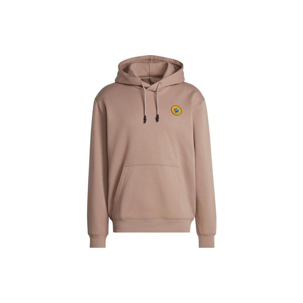 Adidas Оригинальная толстовка с трилистником WH, однотонная толстовка с логотипом и длинными рукавами, мужская толстовка с капюшоном, коричневая II8475