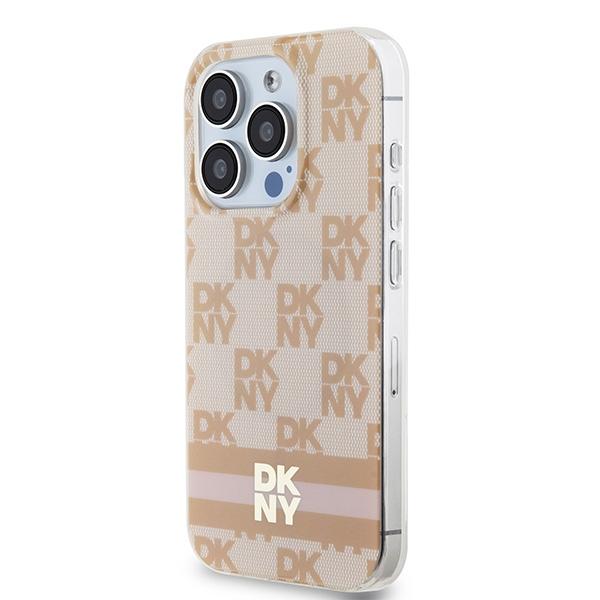 Dkny Dkhmp13Xhcptsp Iphone 13 Pro Max6.7 Różowy/Pink Hardcase Iml Checkered Mono Pattern & Printed Stripes Magsafe