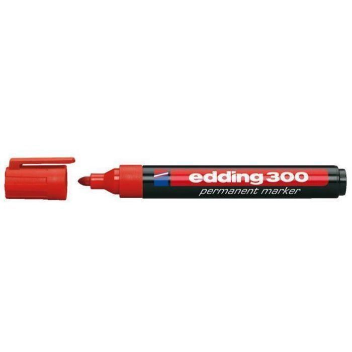 Edding OFC-ED300RD, Rouge, Noir, Rouge, 1,5 mm, 3 mm