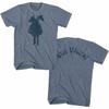 Bill and Ted Face The Music Two Headed Horseman Indigo Heather Adult T-Shirt
