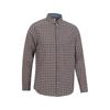 Mountain Warehouse Mens Driftwood Checked Organic Shirt