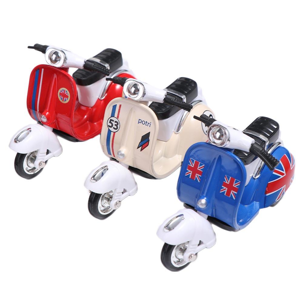 Miniature Motorcycle Model Pull-back Simulation Motorcycle Toy Mini Motorcycle  Friend Children