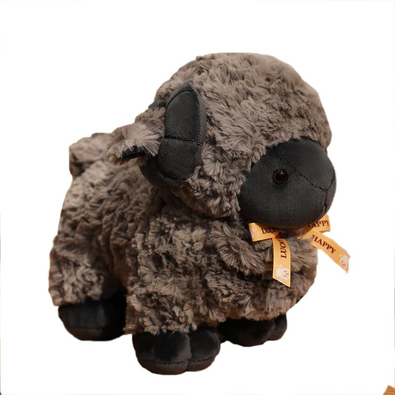 Cute Simulation Lamb Goat Doll Plush Toy Curly Sheep Doll Children'S Company Soothing Doll