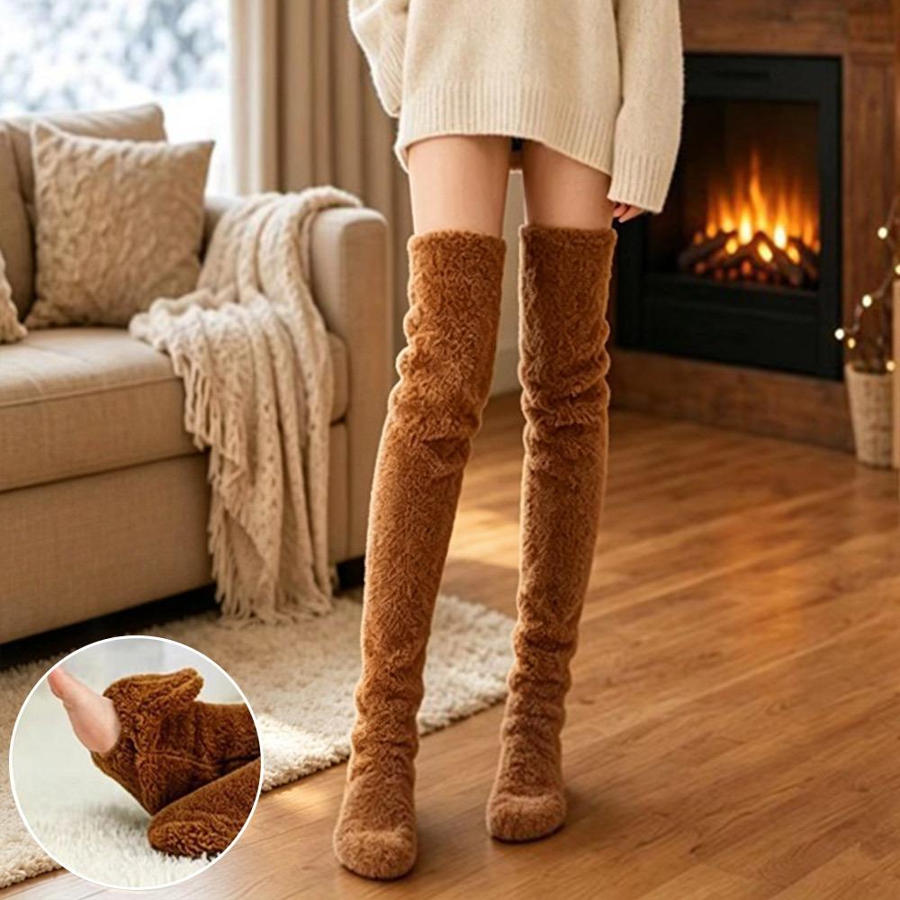 Anti Slip House Socks Thick Foot Warmer Comfort Floor Socks Home Indoor Use