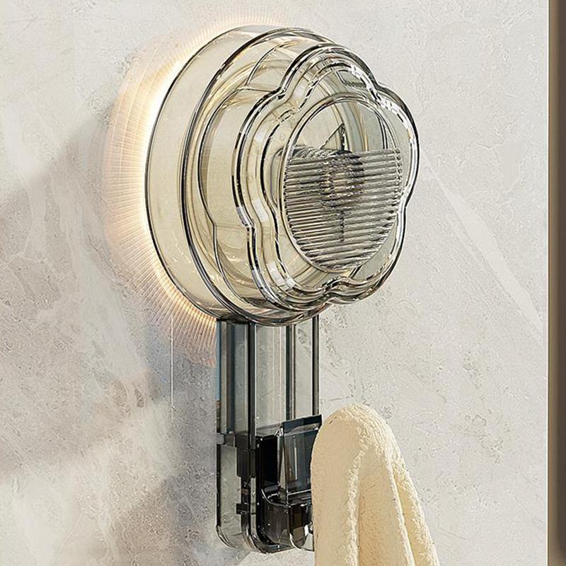 Модные крючки-присоски в форме цветка, вакуумные, многоразовые, для душа, сверхпрочные, крючок для одежды, не оставляющий следов