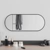 VidaXL Wall Mirror Makeup Mirror Vanity Cosmetic Bathroom Decoration Toilet Living Room Interior Black 348204