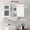 Bathroom Wall Storage Cabinet - White