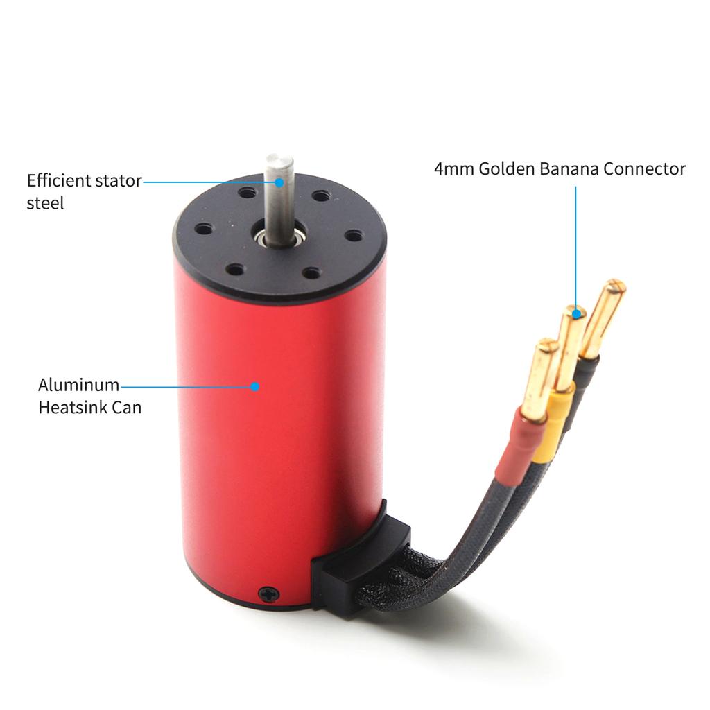 S3670 2150KV Brushless Motor Sensorless Waterproof Motor Replacement for HSP HPI Traxxas 1 8 RC Car Truck