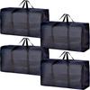 Extra Large Moving Bags with Strong Zippers & Carrying Handles, Storage Bags Storage Totes for Clothes, Moving Supplies, Space Saving Oversized
