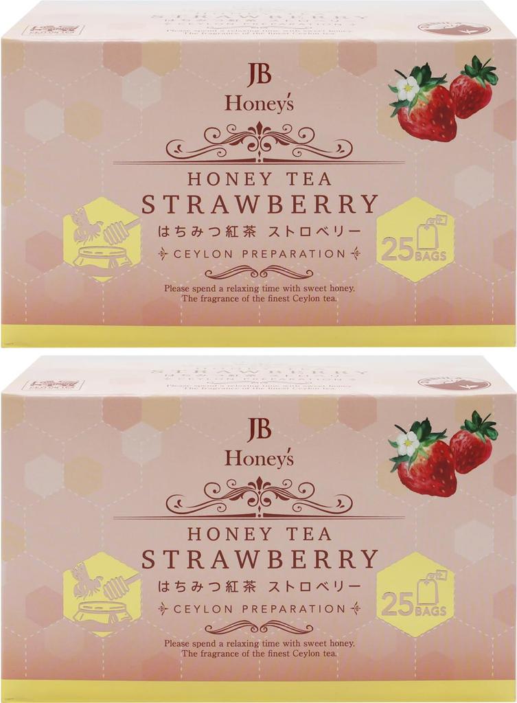 Ceylon Family Honey Black Tea Strawberry 25P X 2 Boxes