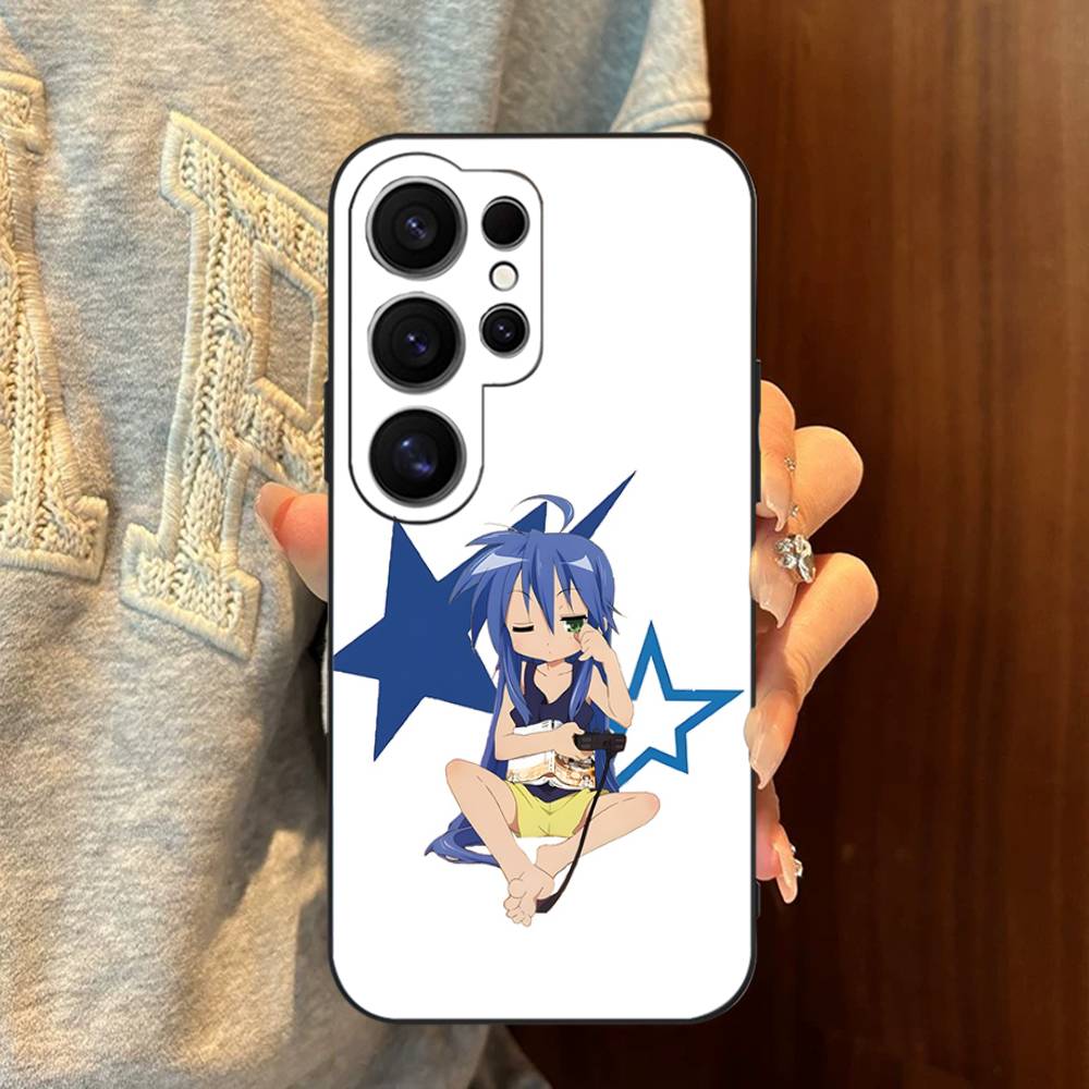 Чехол для телефона K-Konata Izumi Lucky S-Star для Samsung S 24 Fe 25 Ultra Plus 20 Lite 21 30 22 23 24 22 Ultra 5G Fundas