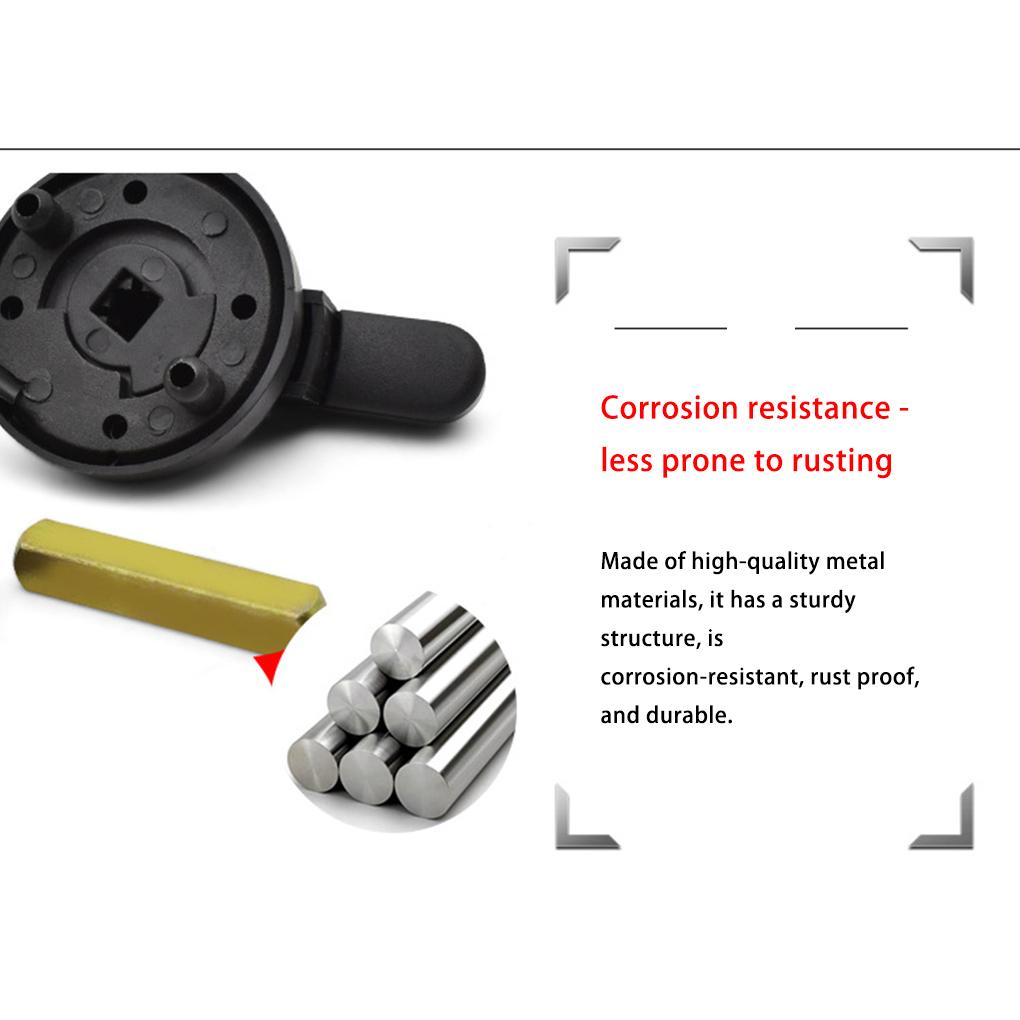 Ванная комната Нейлоновая ручка для перегородки Общественный туалет Черный замок Дверные замки Уборная Навесной замок для туалета Домашнее оборудование