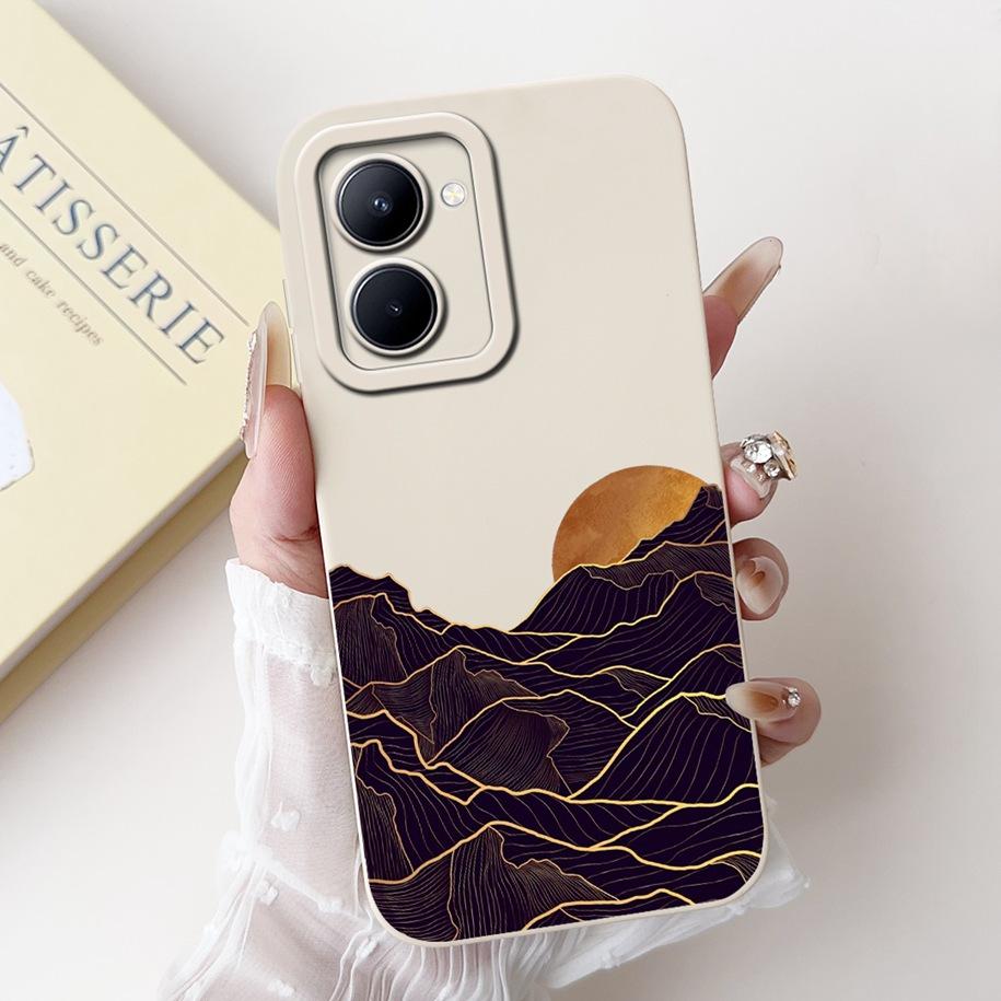 For Realme 10 Pro Plus Case Fashion Flower Matte Silicone Soft Phone Cover For Realme 10 Pro Realme10 Funda Cases RMX3630 Bumper