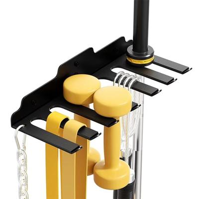 Стойка для хранения Настенный органайзер для герметика Вешалка для штанги Гараж Тренажерный зал Настенная стойка для штанги Вертикальная стойка для крепления штанги Аксессуар для тренажерного зала