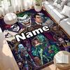 Custom Name Personalized Batman Print Carpet, Versatile Home Decor Rug, for Playroom, Apartment, Balcony, Entryway, Hallway Gift