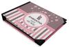 Сувенир Darling Blue Seamless Heart & Baby Objects Персонализированная печатная гостевая книга Baby Shower Scrapbook-7 x 9