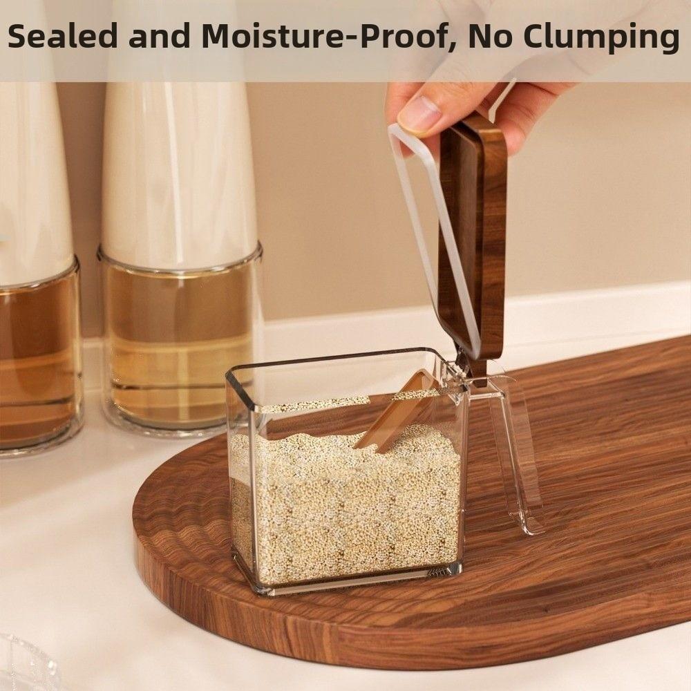 Leak-proof Seasoning Jars Sealed Spice Storage Box Condiment Storage Container Kitchen Supplies