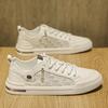 New spring fashion student casual sneakers men's low-top lace-up board shoes